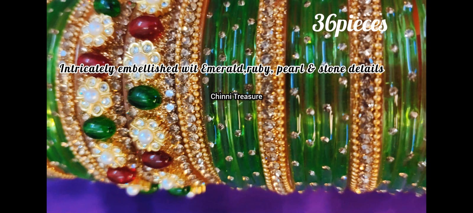 Royal Queen Bangles (Set of 36 pcs) thumbnail 3