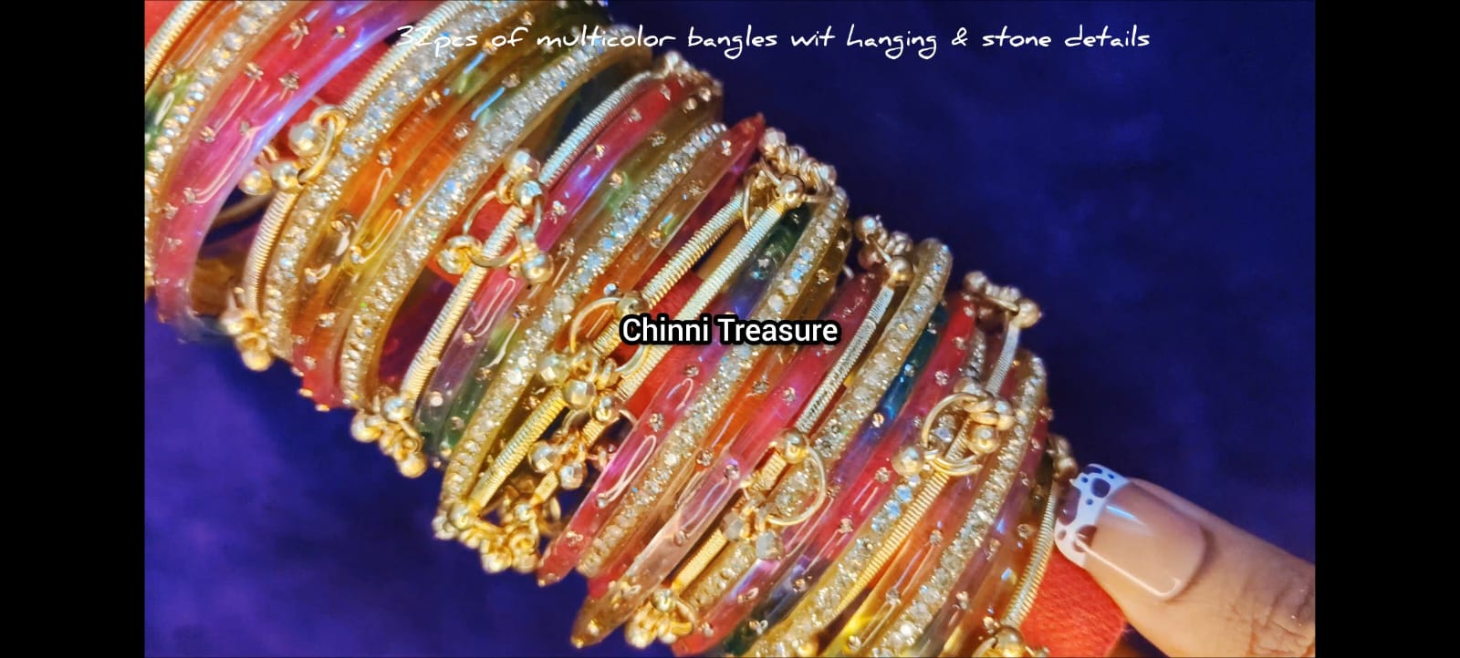 Multicolor Bangles (Set of 32pcs) thumbnail 11