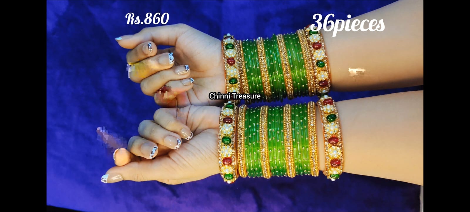 Royal Queen Bangles (Set of 36 pcs) thumbnail 4
