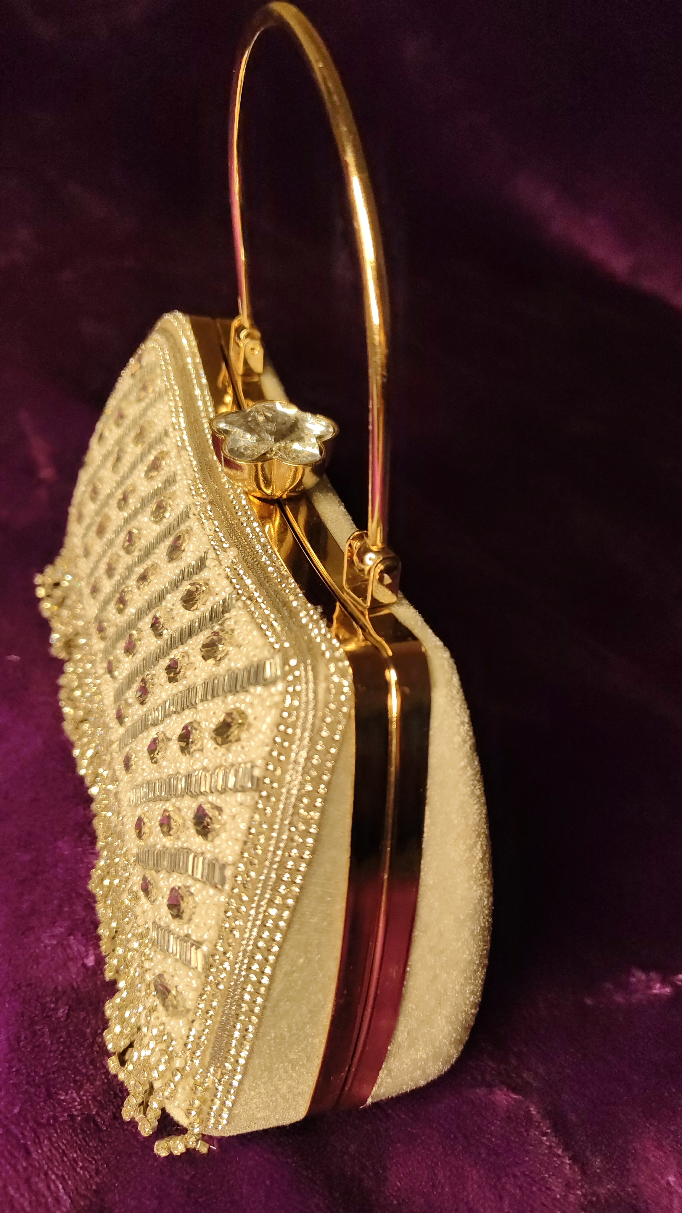 Silver Fringe Clutch thumbnail 5