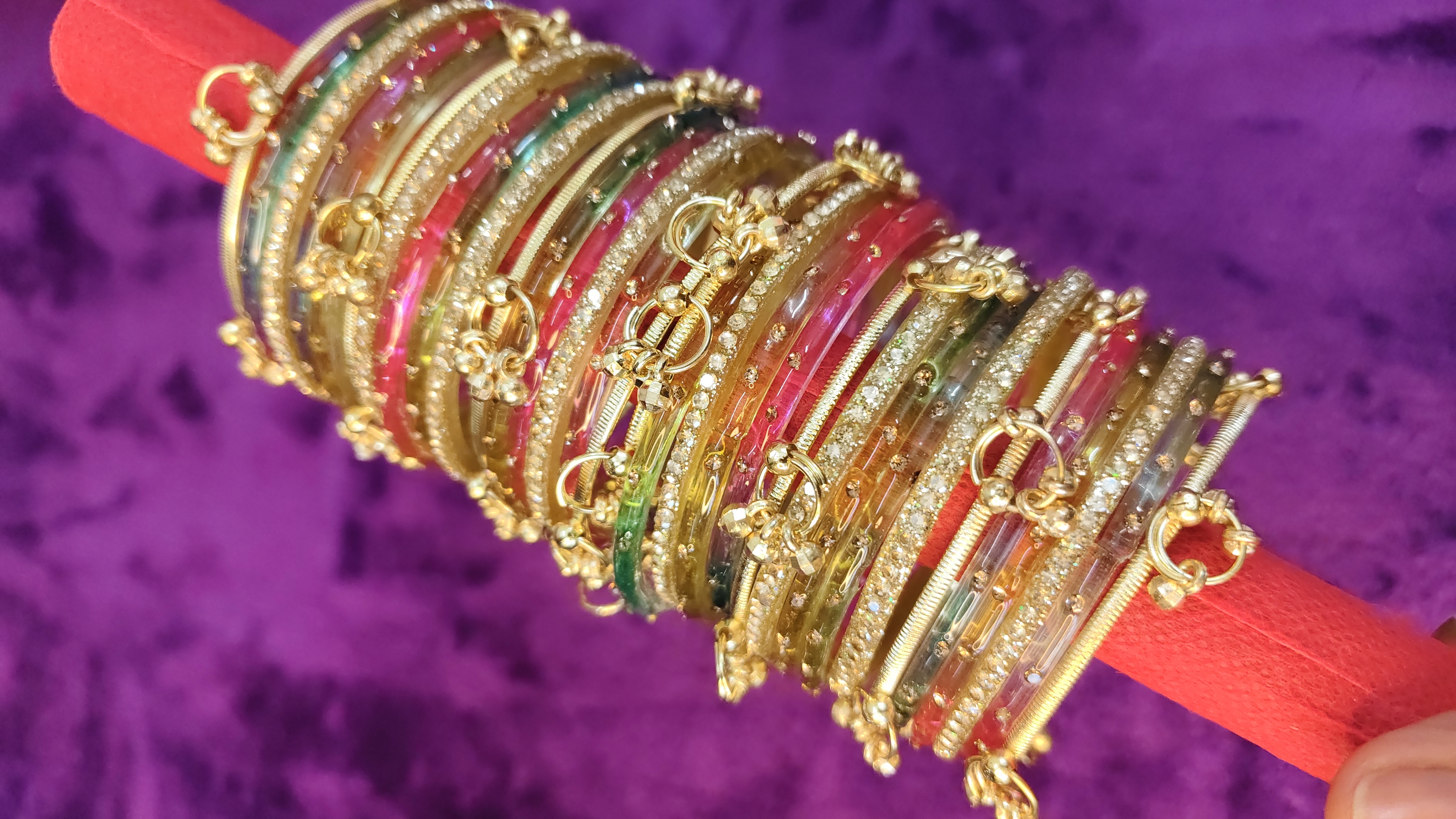 Multicolor Bangles (Set of 32pcs) thumbnail 3
