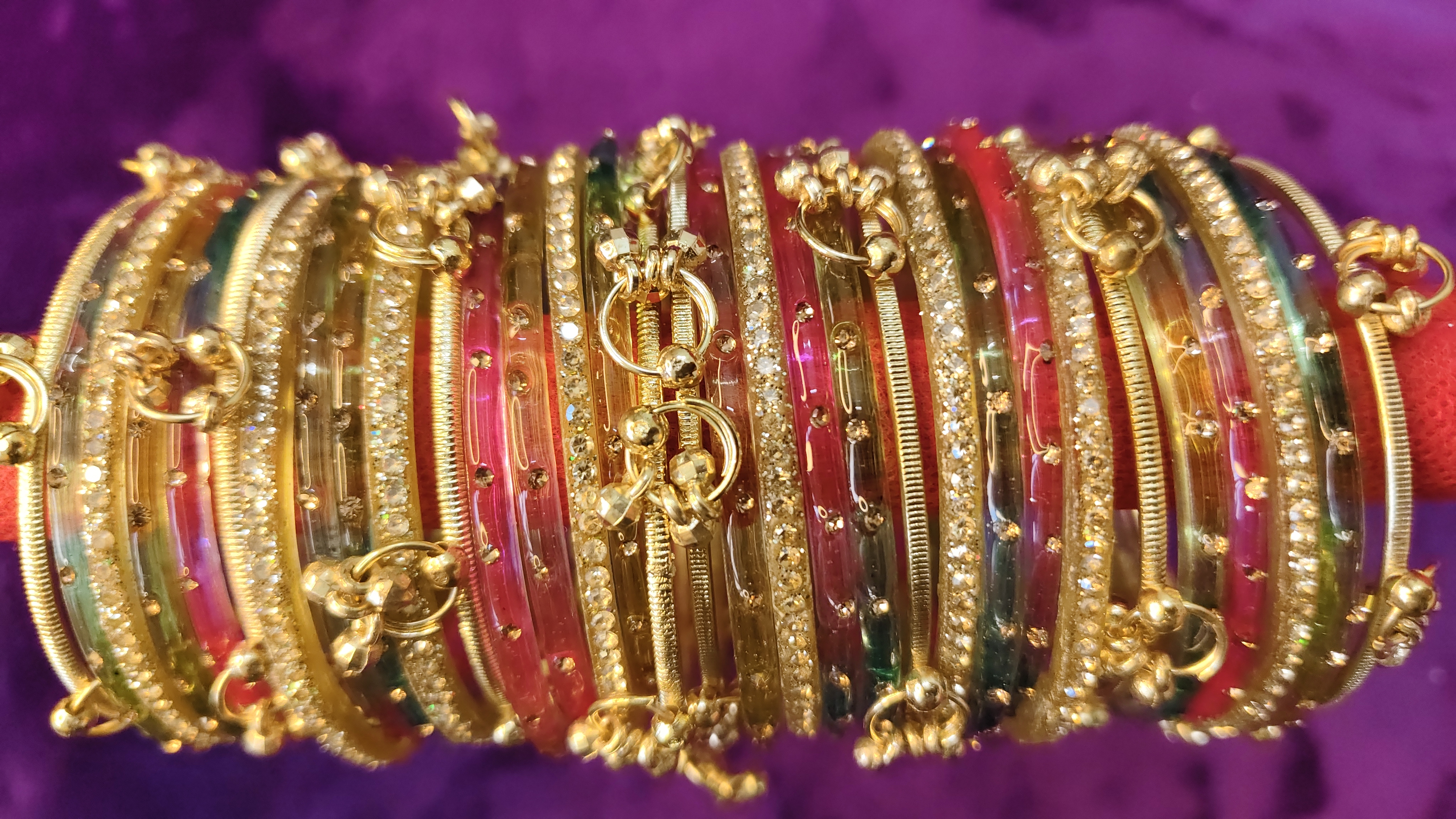 Multicolor Bangles (Set of 32pcs) thumbnail 5