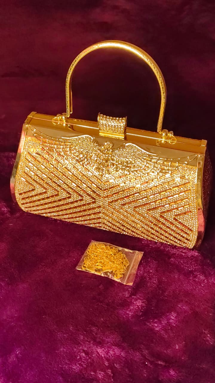 Golden Eagle Glam Clutch thumbnail 7