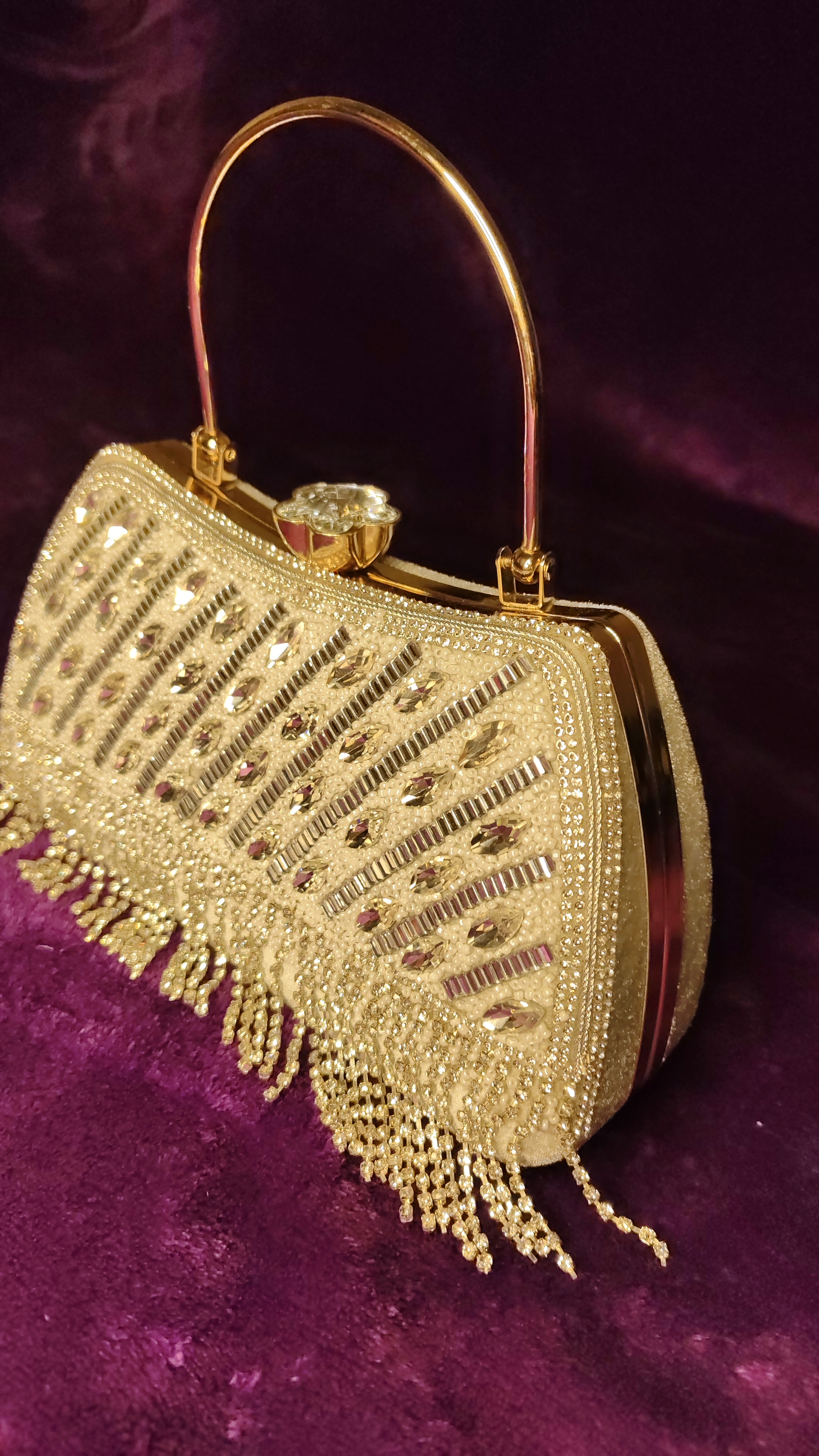 Silver Fringe Clutch thumbnail 4