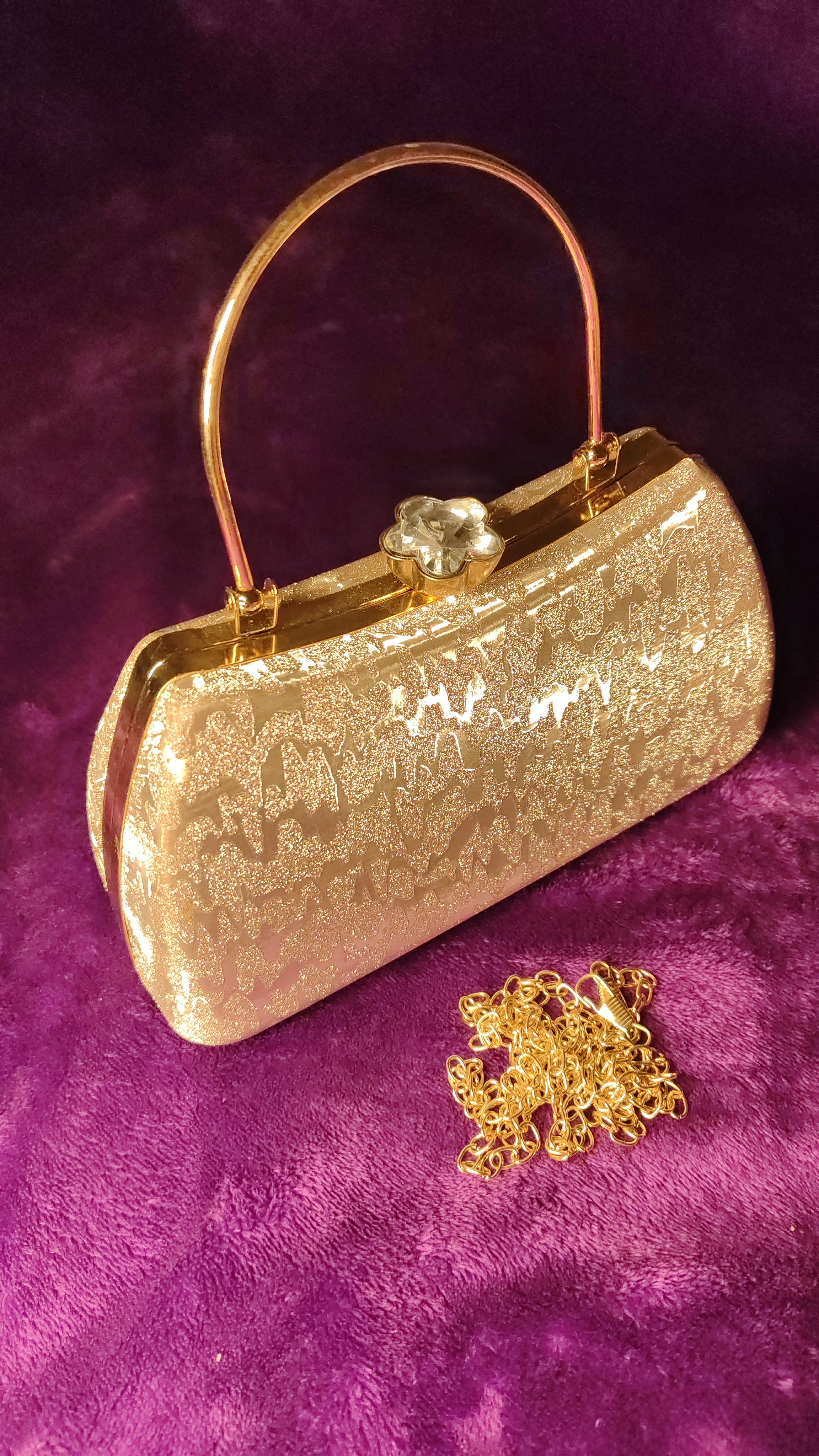 Gold Sparkle Clutch thumbnail 4