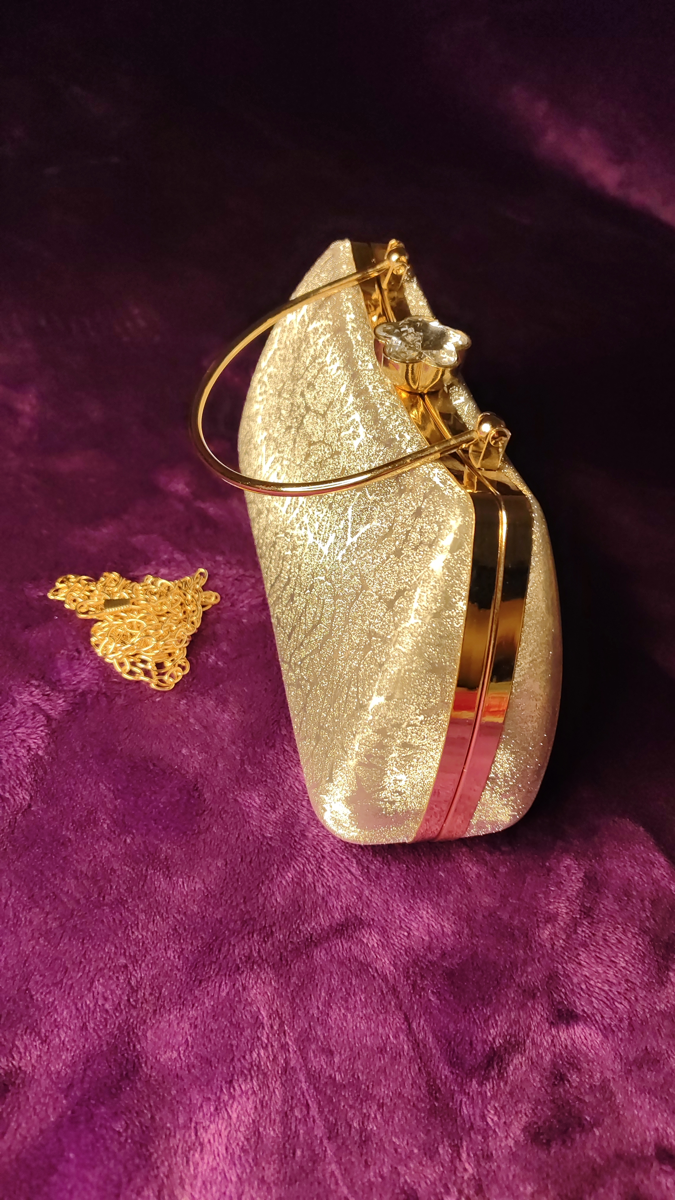 Silver Sparkle Clutch thumbnail 3