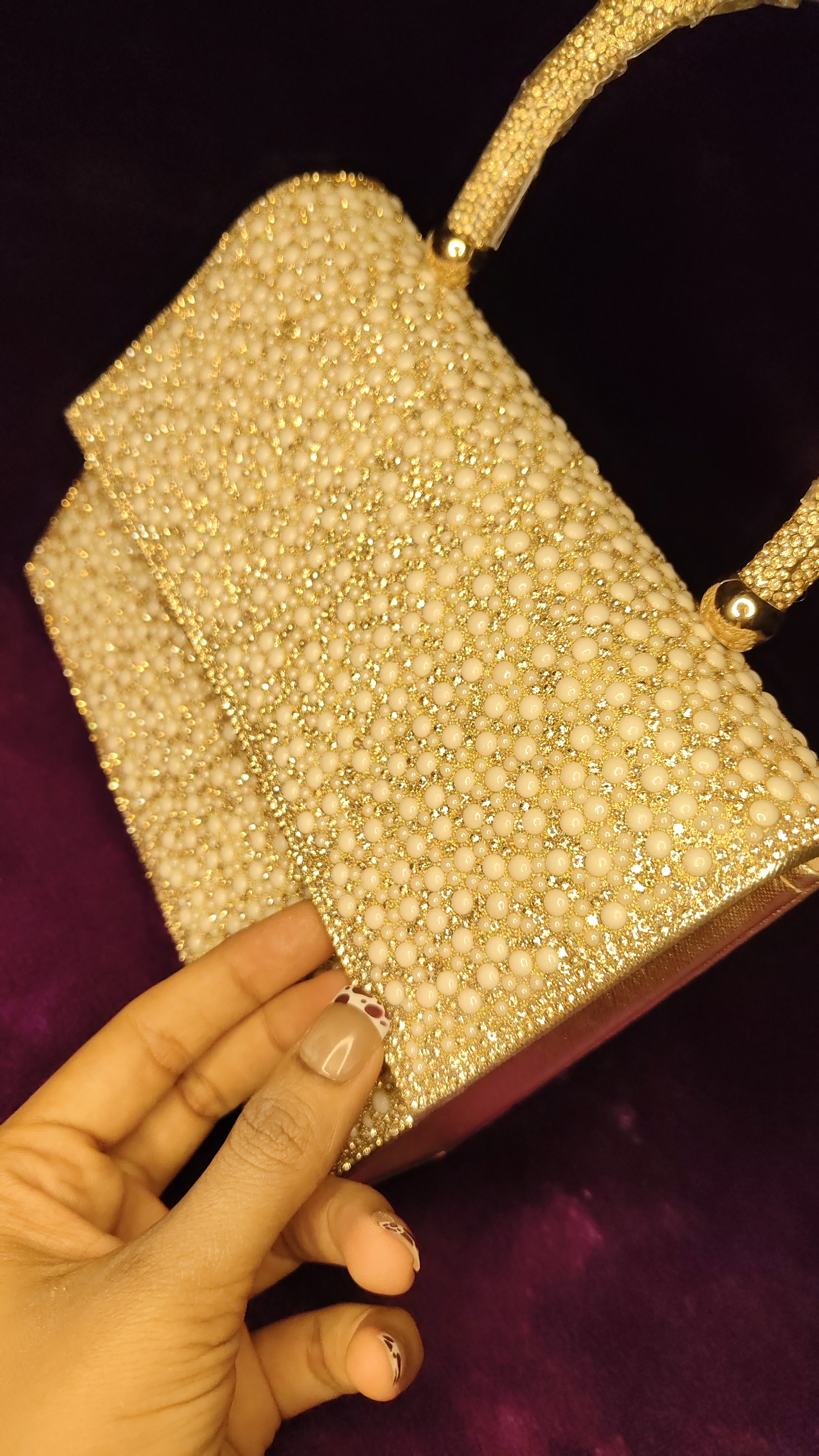 Pearly Golden Clutch thumbnail 5