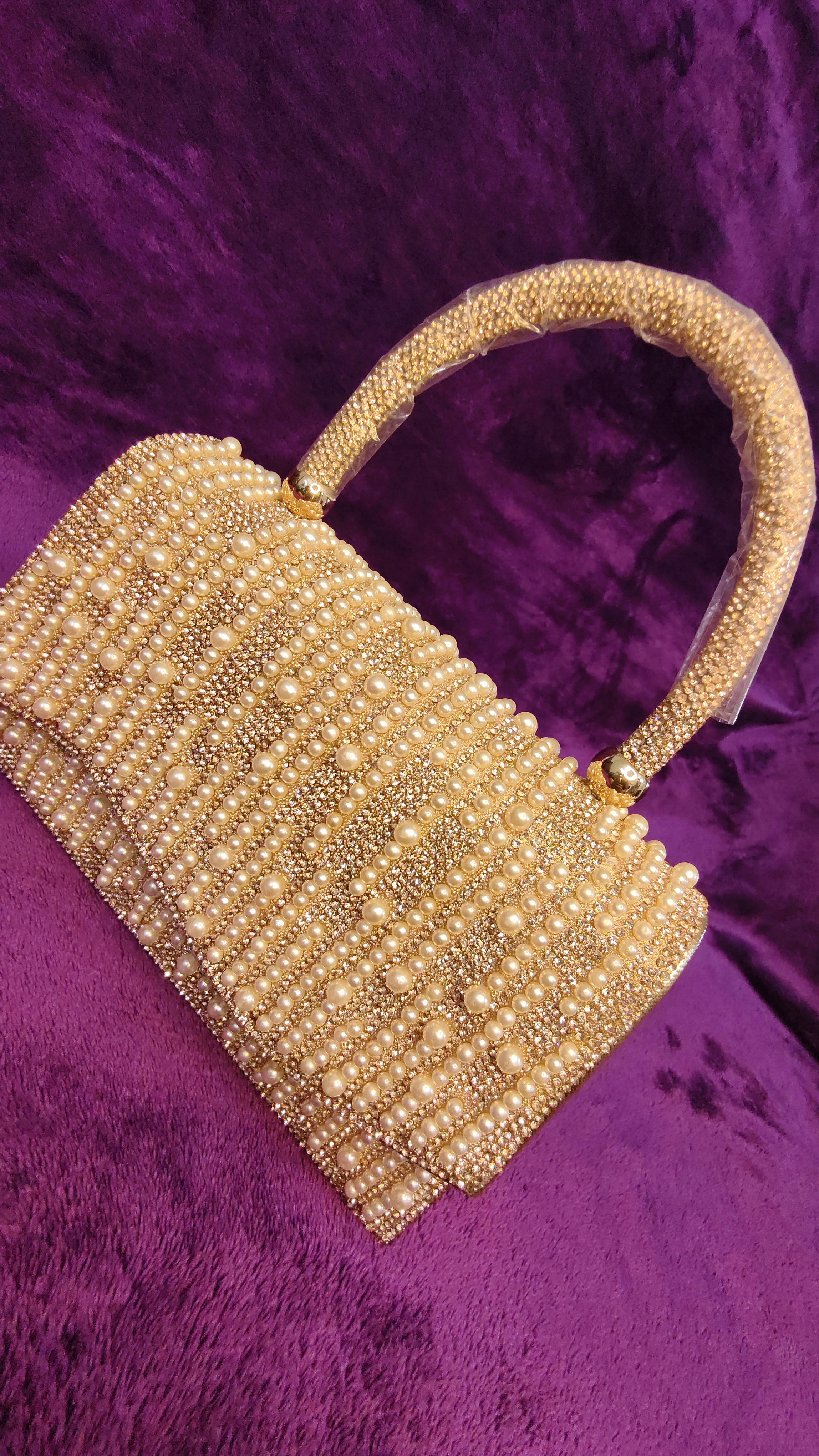 Golden Luxe Pearl Clutch thumbnail 8