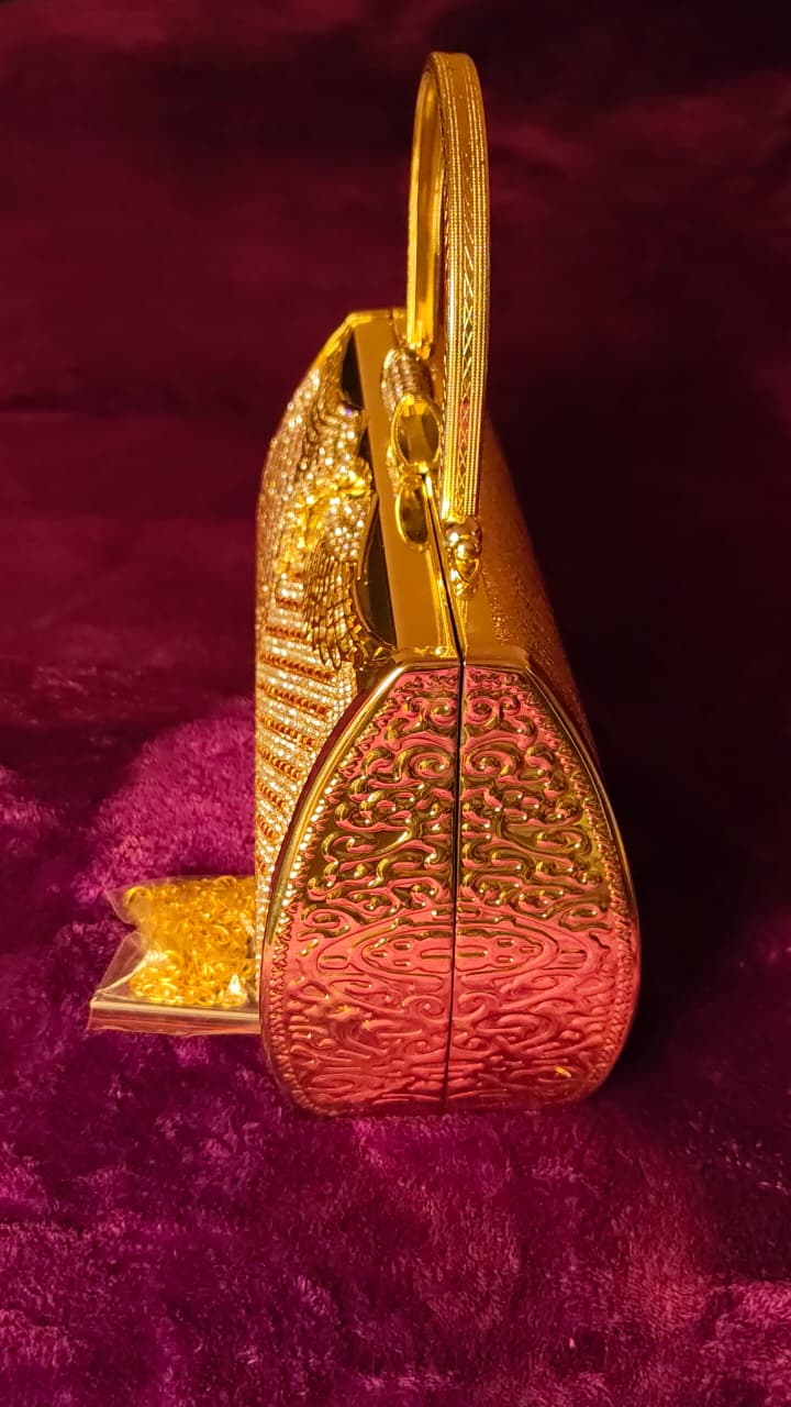 Golden Eagle Glam Clutch thumbnail 5
