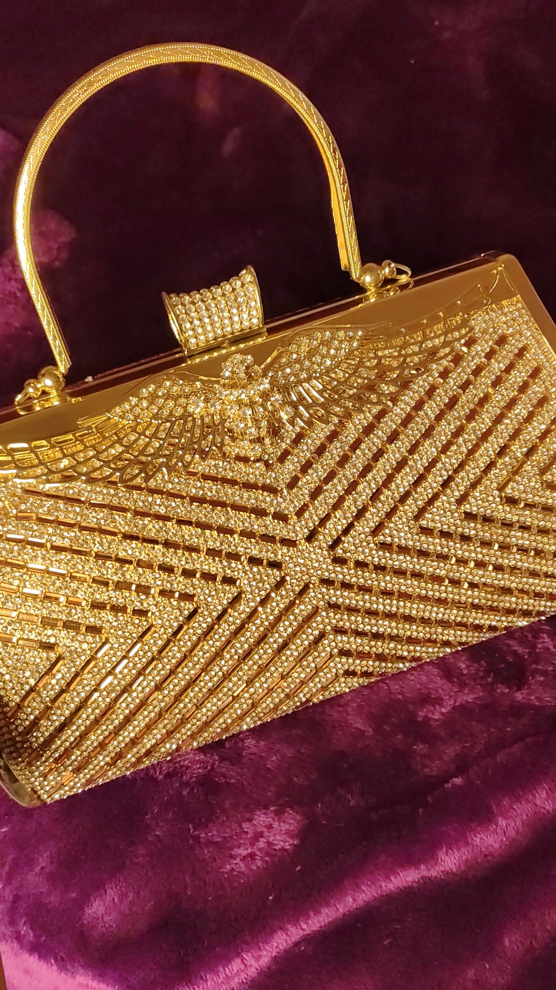 Golden Eagle Glam Clutch - Image 1