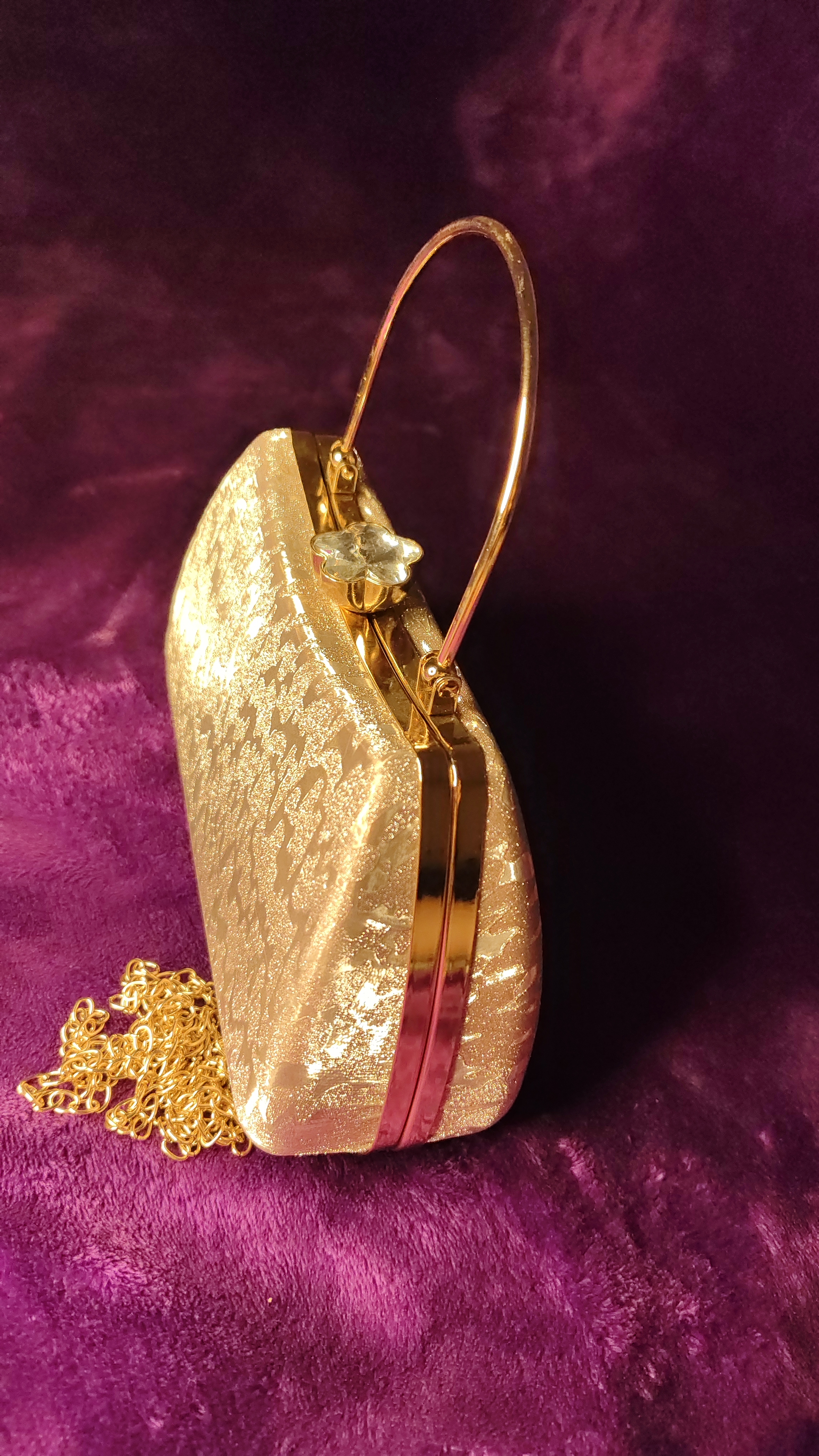 Gold Sparkle Clutch thumbnail 8