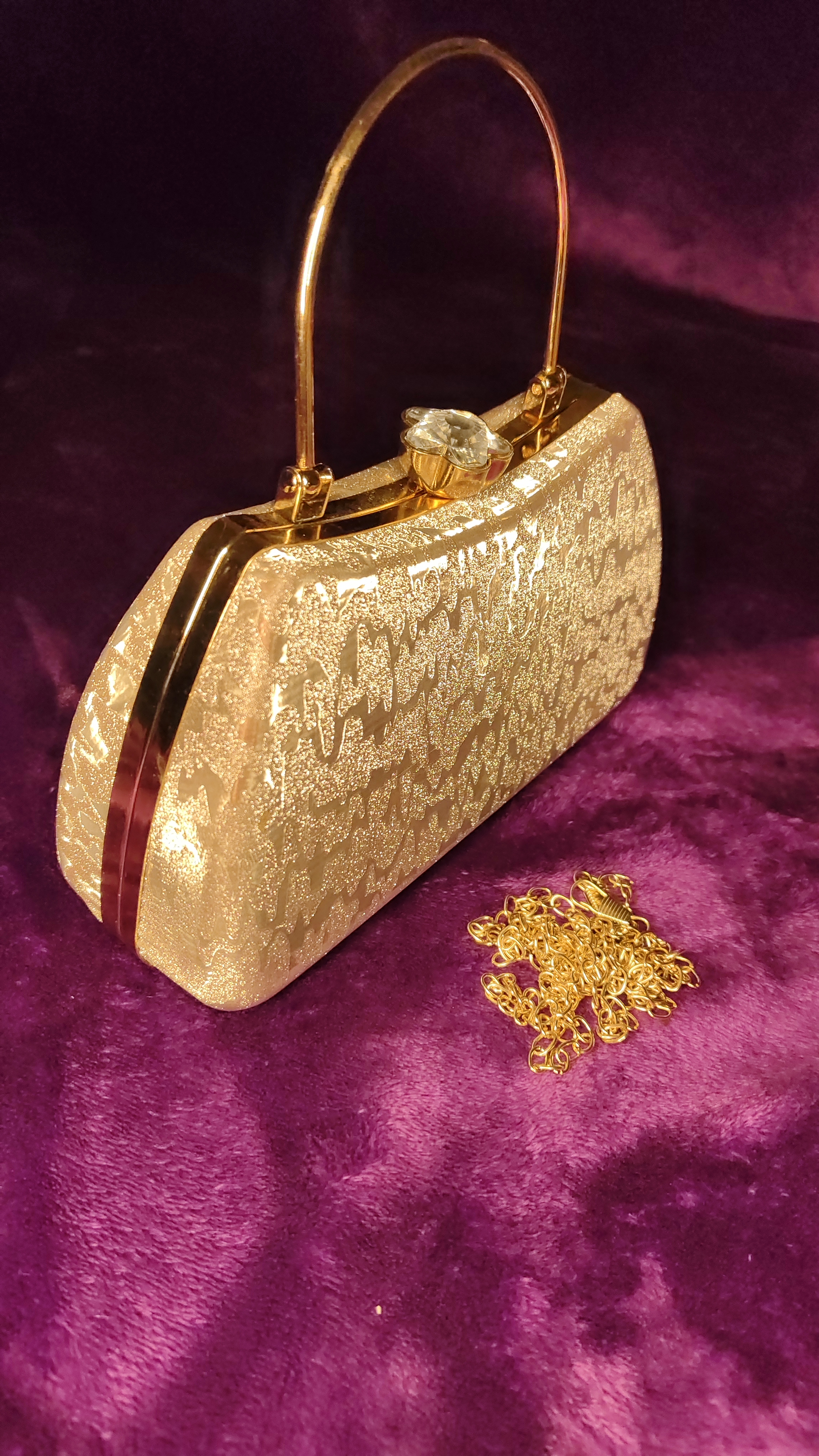 Gold Sparkle Clutch thumbnail 3