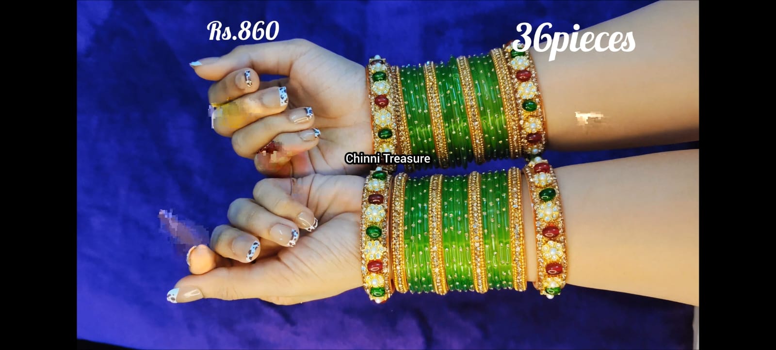 Royal Queen Bangles (Set of 36 pcs) thumbnail 2