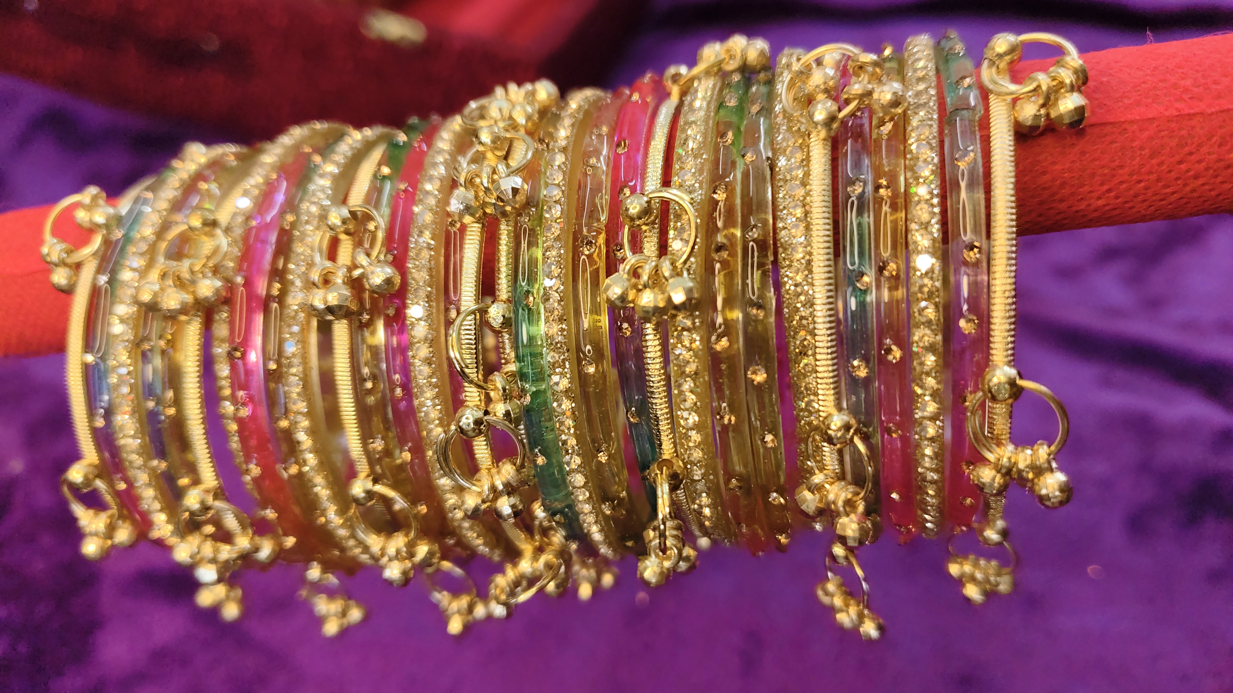 Multicolor Bangles (Set of 32pcs) - Image 1