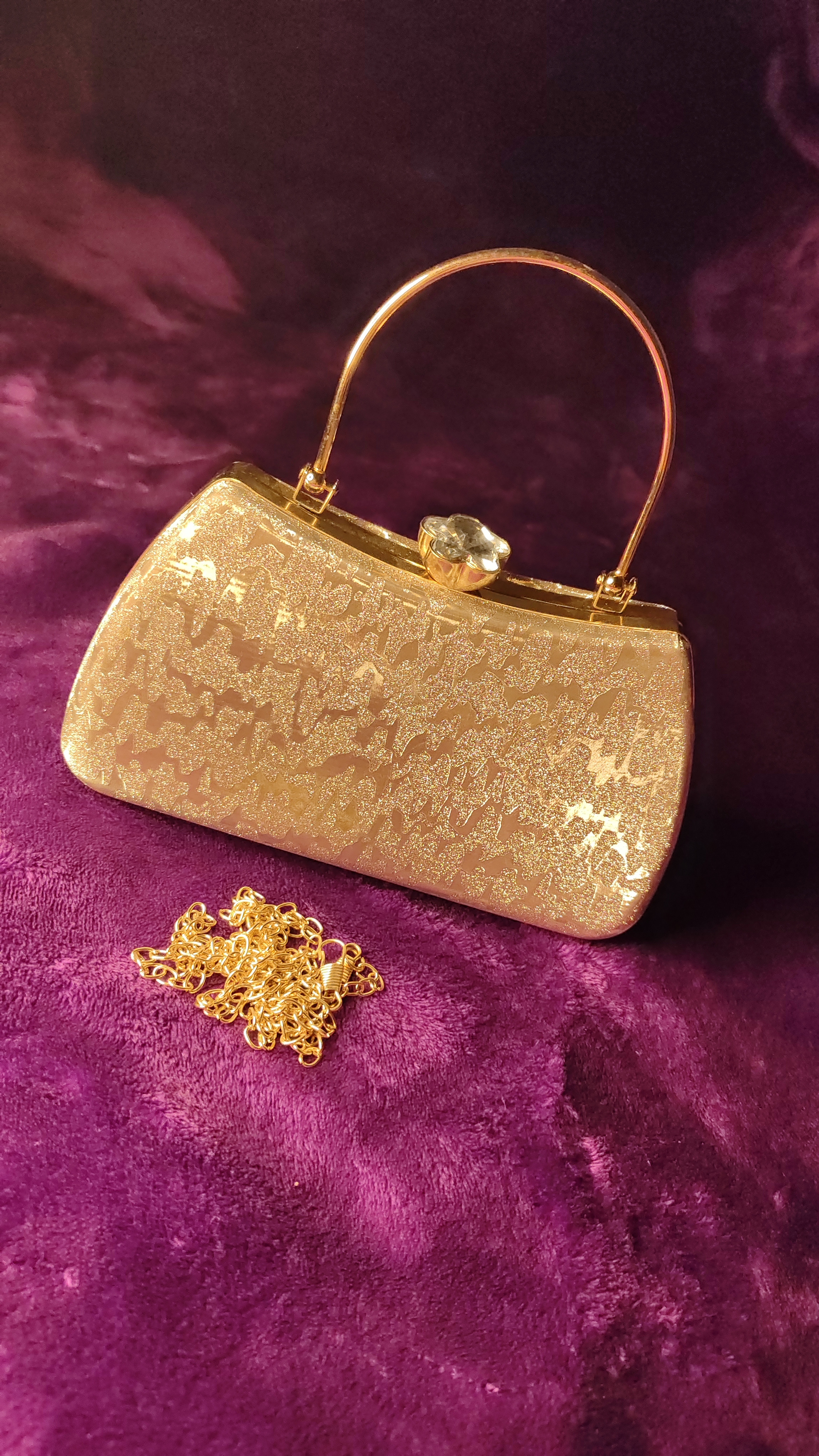 Gold Sparkle Clutch thumbnail 5