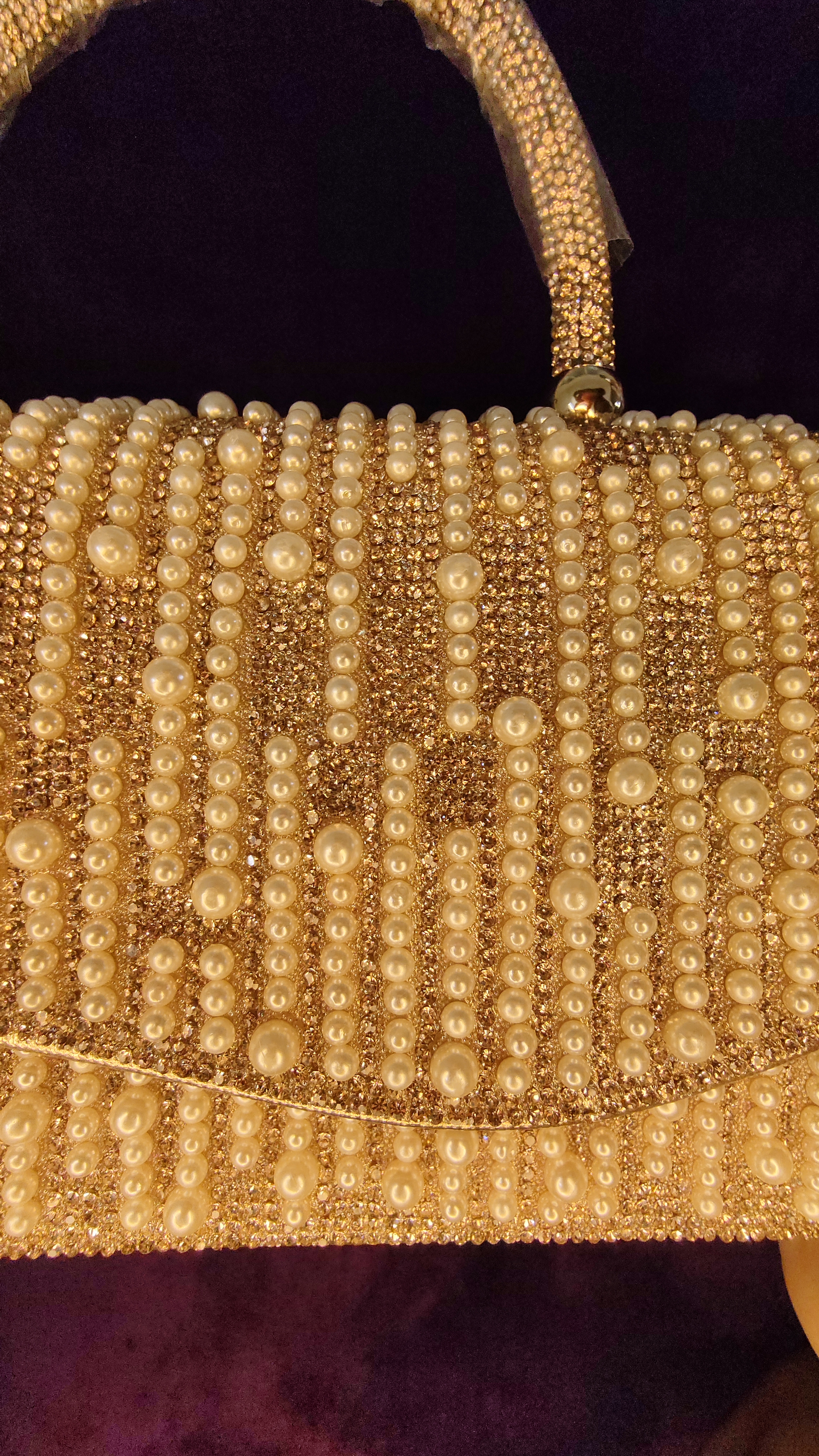 Golden Luxe Pearl Clutch thumbnail 7