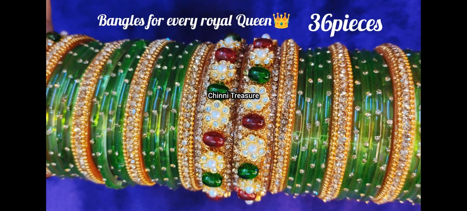 Royal Queen Bangles (Set of 36 pcs) thumbnail 6