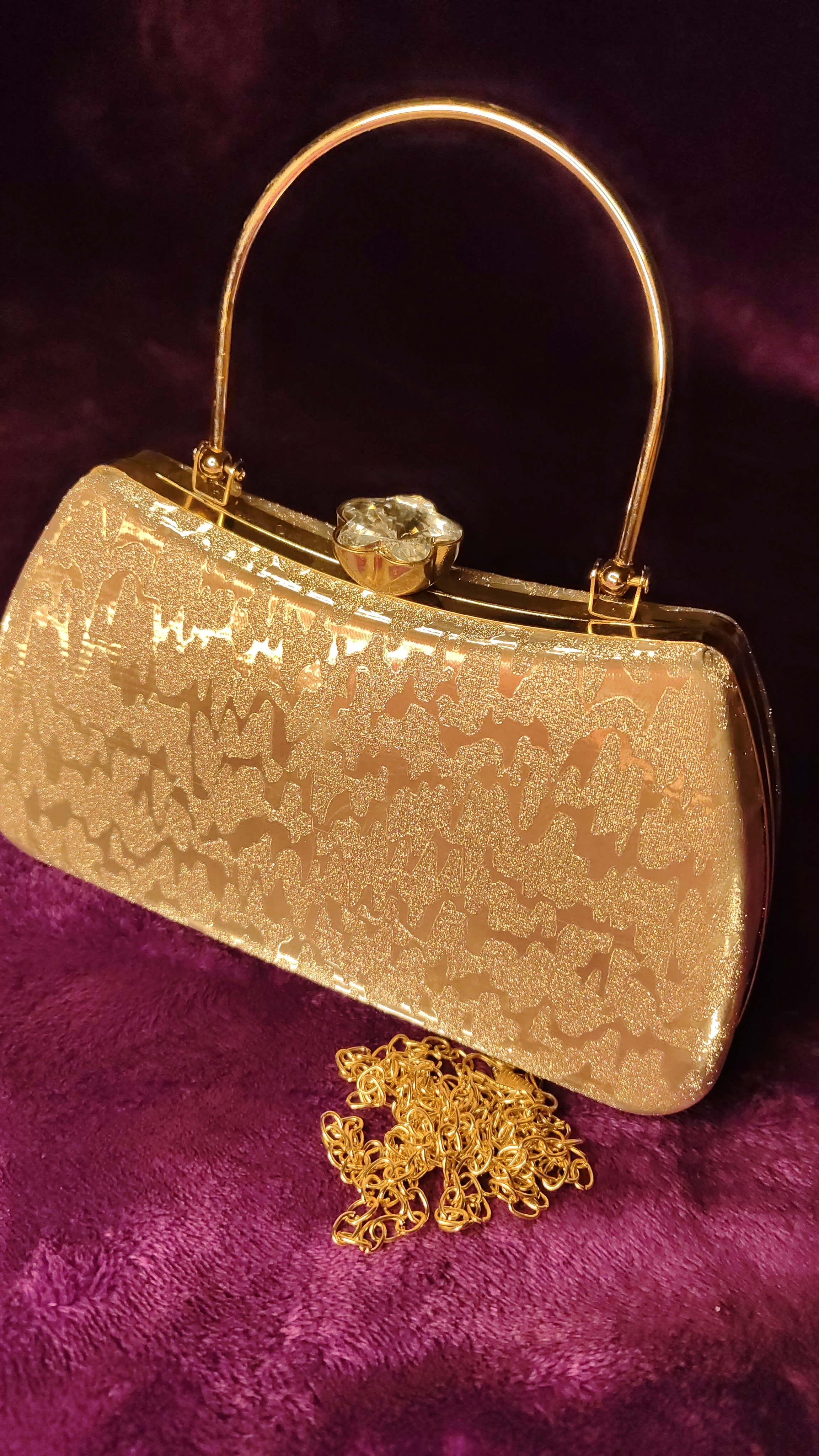 Gold Sparkle Clutch thumbnail 6