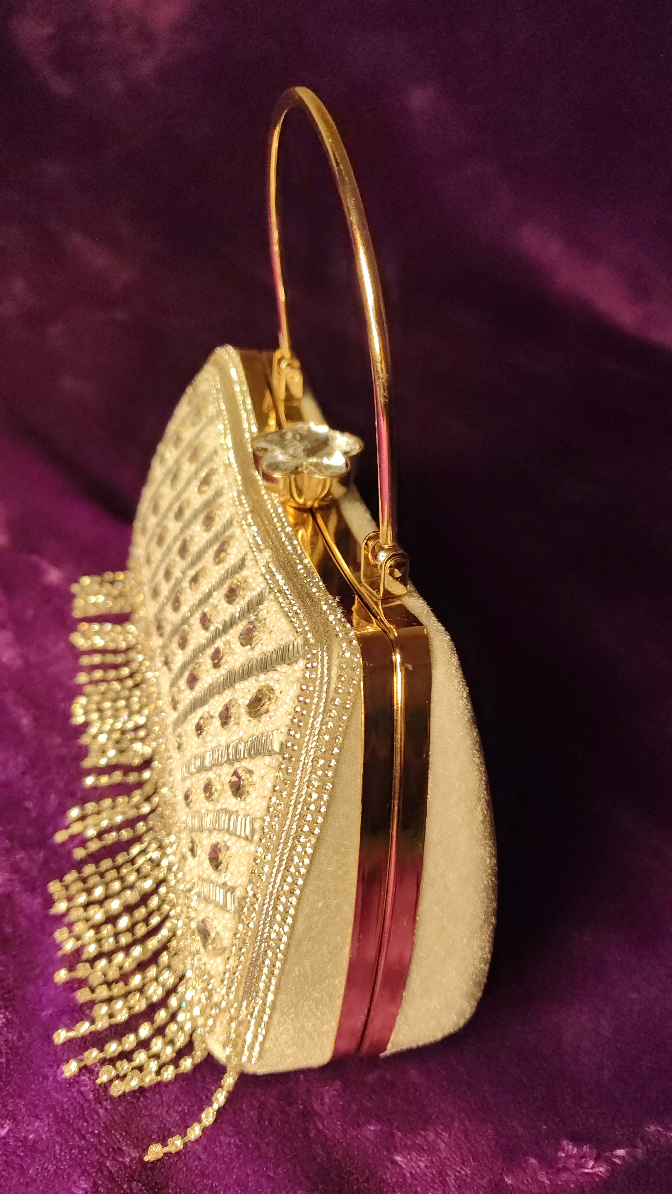 Silver Fringe Clutch thumbnail 3